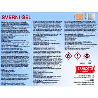 Sverniciatore forte gel neutro per legno da 1 e 5 litri