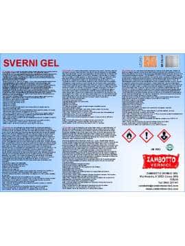 Sverniciatore forte gel neutro per legno da 1 e 5 litri