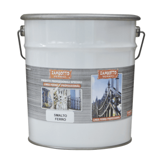 Smalto per FERRO a solvente per interni ed esterni da 2,5 a 25 litri nei colori RAL Marrone