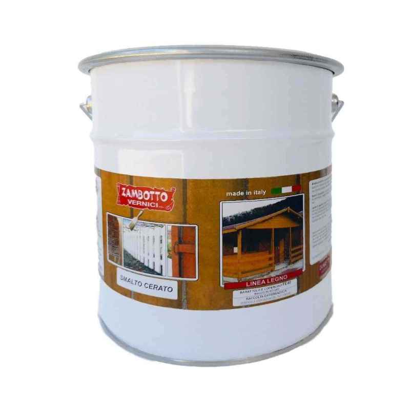 Smalto cerato a solvente LUCIDO per legno per interni ed esterni da 0,75 a 5 litri Smalto cerato a solvente LUCIDO per legno per interni ed esterni da 0,75 a 5 litri