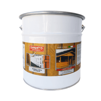 Tinta a SOLVENTE Bianco-40 per legno per interni da 2,5 o 5 Litri